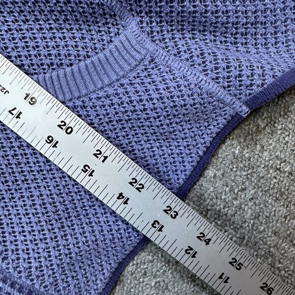 Title Nine Purple Hoodie Cotton Blend Sweatshirt Sweater Women's Size Medium - Picture 4 of 6